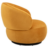 Temple &amp; Webster Tilly Velvet Swivel Armchair