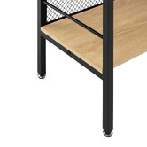 Temple &amp; Webster Obera Kitchen Island Bench with Storage
