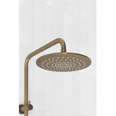 Temple &amp; Webster Clovelly Antique Brass Tall Mixer Tapware &amp; Shower Package