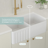Temple &amp; Webster Clovelly Bronze Pull-Out Sink Mixer &amp; Bowral Fireclay Sink Package