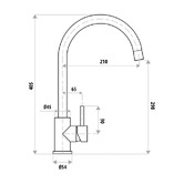 Temple &amp; Webster Clovelly Bronze Sink Mixer &amp; Bowral 480mm Fireclay Sink Package