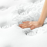 Temple &amp; Webster Aylen Bamboo Bed Frame &amp; Pocket Spring Mattress Set