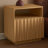 Temple &amp; Webster Mia Mango Wood Bedside Table