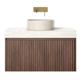 Temple &amp; Webster Florence 900mm Wall Hung Single Vanity