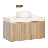 Temple &amp; Webster Florence 900mm Wall Hung Single Vanity
