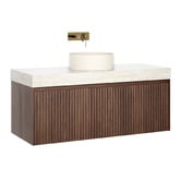 Temple &amp; Webster Florence 1200mm Wall Hung Single Vanity