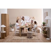 Temple &amp; Webster Tara Mango Wood Dining Table