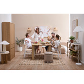 Temple &amp; Webster Spring Dream Blush Framed Canvas Wall Art