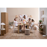 Temple &amp; Webster Marcus Solid Beech Wood Dining Chairs