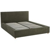 Temple &amp; Webster Hyde Boucle Gas Lift Queen Bed