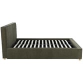 Temple &amp; Webster Hyde Boucle Gas Lift Queen Bed