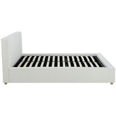 Temple &amp; Webster Hyde Boucle Gas Lift Queen Bed