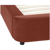 Temple &amp; Webster Gala Velvet Queen Bed