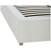 Temple &amp; Webster Hyde Boucle Gas Lift Queen Bed