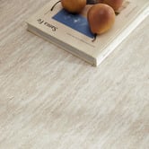 Temple &amp; Webster Tilly Oval Travertine-Look Coffee Table
