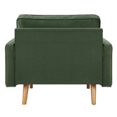 Temple &amp; Webster Stockholm Velvet Armchair