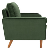 Temple &amp; Webster Stockholm Velvet Armchair