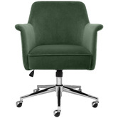 Temple &amp; Webster Jasper Velvet Office Chair