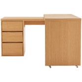 Temple &amp; Webster Justin Swivel Corner Desk
