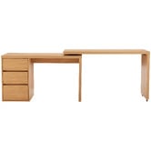 Temple &amp; Webster Justin Swivel Corner Desk