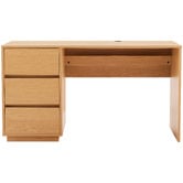 Temple &amp; Webster Rhet 3 Drawer Writing Desk