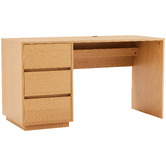Temple &amp; Webster Rhet 3 Drawer Writing Desk