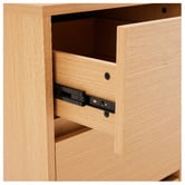 Temple &amp; Webster Rhet 3 Drawer Writing Desk