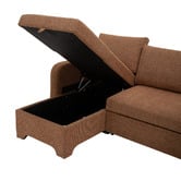 Temple &amp; Webster Frida 4 Seater Storage Sofa Bed with Double Chaise