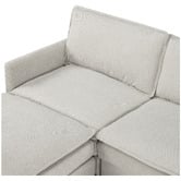 Temple &amp; Webster Coco 5 Seater Upholstered Modular Sofa &amp; Ottoman Set