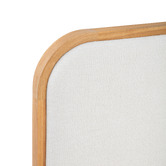 Temple &amp; Webster Barnaby Oak Wood Bed Frame
