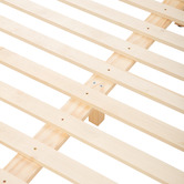 Temple &amp; Webster Bobble Pine Wood Ball Foot Bed