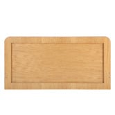 Temple &amp; Webster Peyton Oak Wood Queen Bed