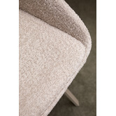Temple &amp; Webster Jake Boucle Swivel Dining Chairs