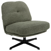 Temple &amp; Webster 2 Piece Jerome Swivel Accent Chair &amp; Ottoman Set