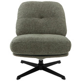 Temple &amp; Webster 2 Piece Jerome Swivel Accent Chair &amp; Ottoman Set