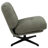 Temple &amp; Webster 2 Piece Jerome Swivel Accent Chair &amp; Ottoman Set