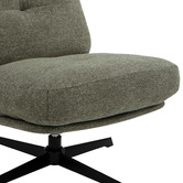 Temple &amp; Webster 2 Piece Jerome Swivel Accent Chair &amp; Ottoman Set
