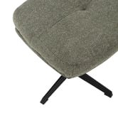 Temple &amp; Webster 2 Piece Jerome Swivel Accent Chair &amp; Ottoman Set