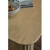 Temple &amp; Webster Tara Mango Wood Dining Table &amp; Bench Set