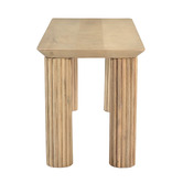 Temple &amp; Webster Tara Mango Wood Dining Table &amp; Bench Set