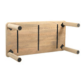 Temple &amp; Webster Tara Mango Wood Dining Table &amp; Bench Set