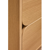 Temple &amp; Webster Talia Travertine-Look Bedside Table