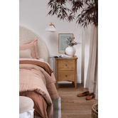 Temple &amp; Webster Willa 2 Drawer Ash Wood Bedside Table