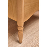 Temple &amp; Webster Willa 2 Drawer Ash Wood Bedside Table