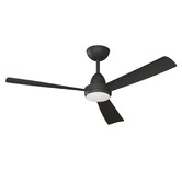 Temple &amp; Webster Quinn 122cm DC Ceiling Fan with Remote Control &amp; LED