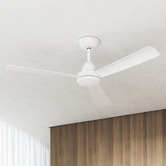 Temple &amp; Webster Quinn 122cm DC Ceiling Fan with Remote Control &amp; LED