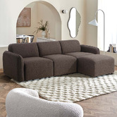 Temple &amp; Webster Barton 4 Seater Modular Sofa &amp; Ottoman Set
