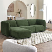 Temple &amp; Webster Vivian 4 Seater Sofa with Chaise