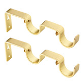 Temple &amp; Webster Nova Curtain Double Brackets