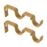 Temple &amp; Webster Nova Curtain Double Brackets
